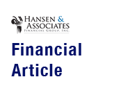 financial article and Hansen and Associates logo